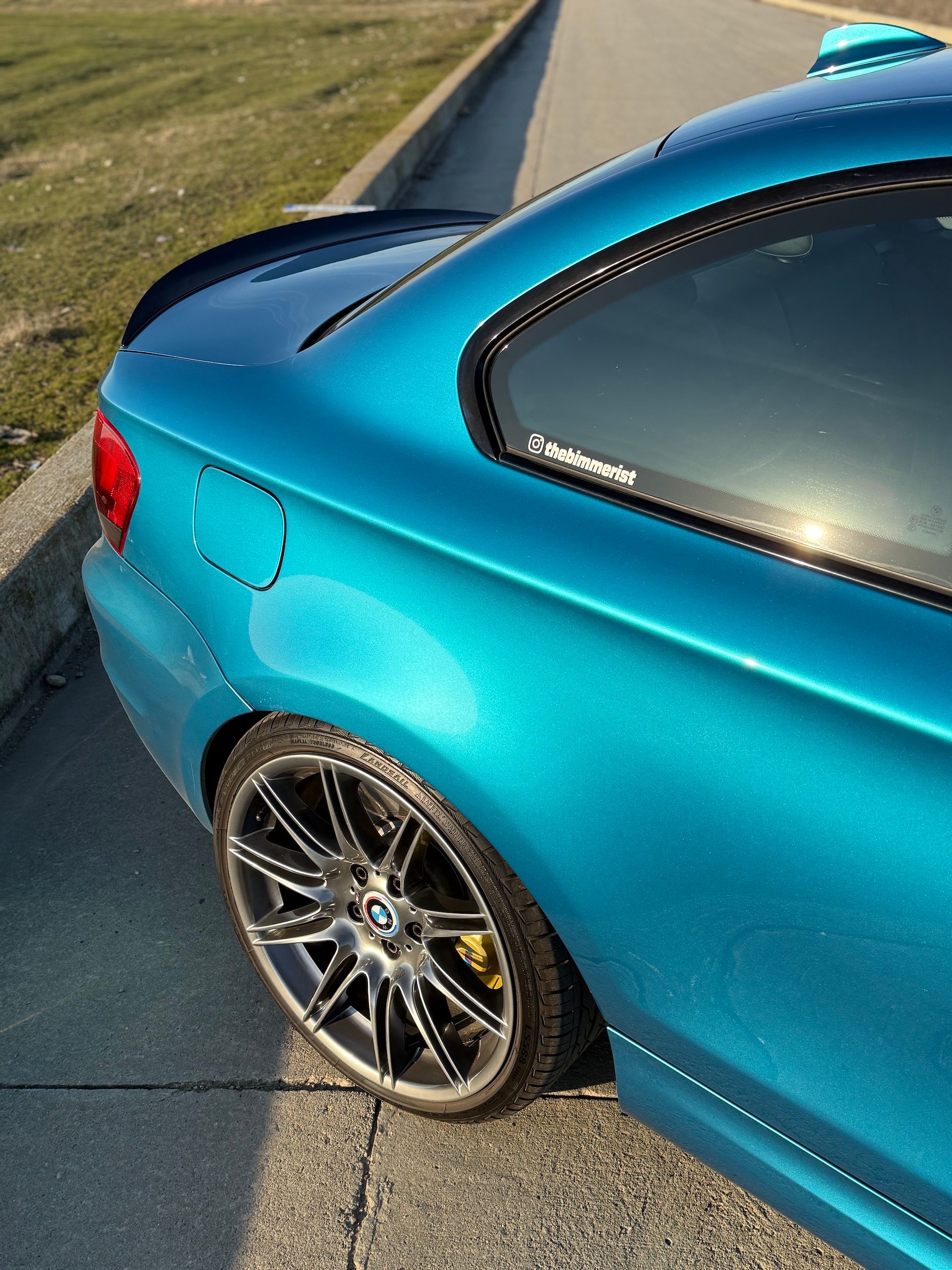 BMW Seria 1 Coupé Atlantis, semi-profil, jante M